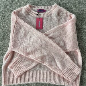 Pink Sweater by Boohoo